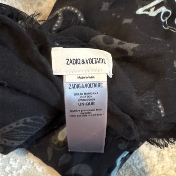 Zadig & Voltaire Bandana Scarf - Picture 4 of 4